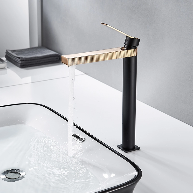 Momali Single Hand Water Exchange Faucet OEM ODM Modern Bathroom Accessories Gunmetal Hot and Cold Bathtub Bathroom Sink Faucet Mixer Tap Basin Faucet