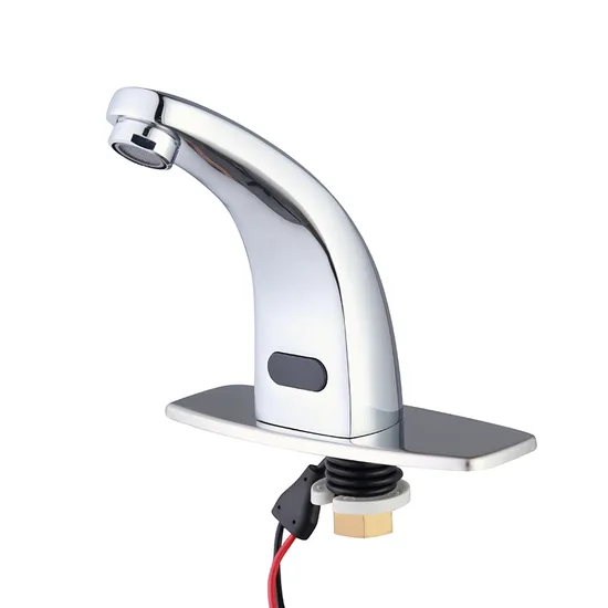 Chrome Sensor Automatic Touchless Bathroom Basin Sink Faucet Water Taps