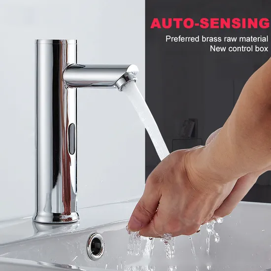 Modern Outdoor Garden Portable Water Heater Touchless Bathroom Mixer German Tap Faucet with Sensor Smart Kitchen Sink