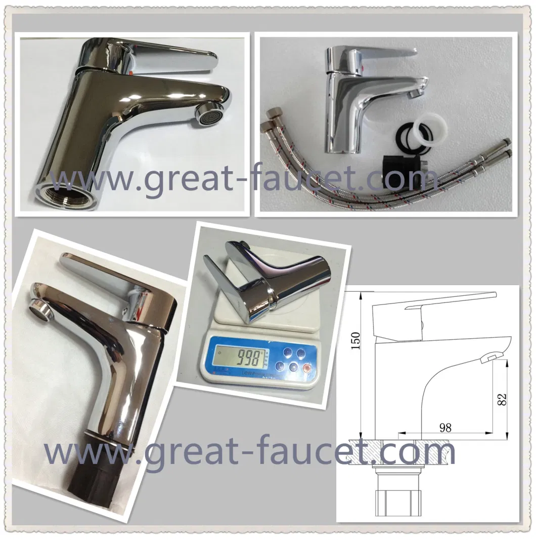 Brass Faucet Sanitary Ware Bathroom Faucet Basin Faucet Gl9301A93