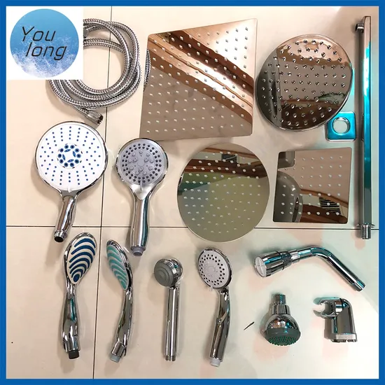Top Mini Rainfall Shower Head Plastic White Overhead Shower 