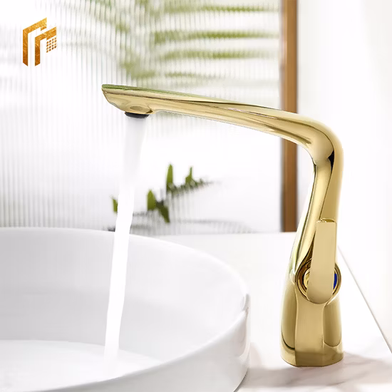 Lavatory Faucets for Bathroom Single Hole Water Mixer Tap Bathroom Basin Faucet