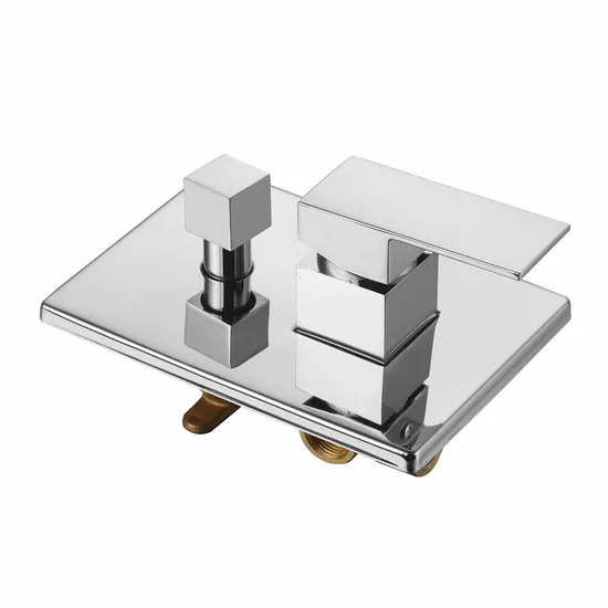 Great China Brass Bathroom Black Wall Mounted Shower Faucet Factory Gl502503A501 Chrome Two