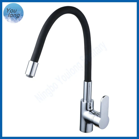 Popular Kitchen Faucet with Color Black Pipe Sanitary Water Tap