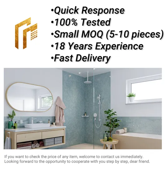 Factory Direct Price Kaiping Gun Gary Shuikou Wall Mounted Hot and Cold Shower Faucet System with Shower Hand Shower 